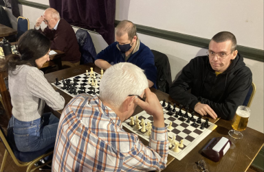 Peter Chaplin finished joint second with 7/10.