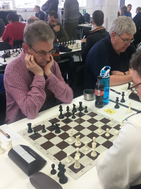 Andrew Munn scored 2.5/5 in the Open.