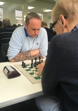 Stephen Meek scored 2 wins from 3 against his IM opponents.