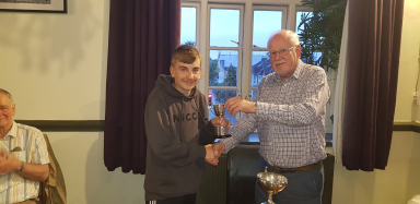 Jack Tye won the club's Junior trophy.