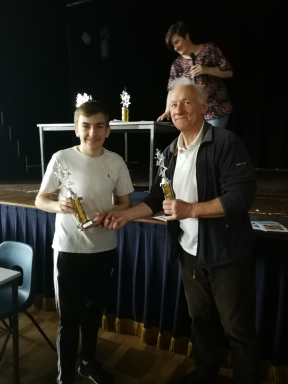 Jack Tye scored 4.5/6 to win the Gloucestershire U15.