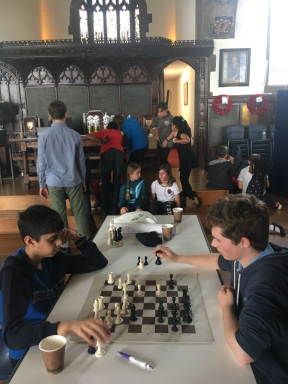 Oliver Stubbs and Bilal Ahmed getting in some intermezzo analysis.