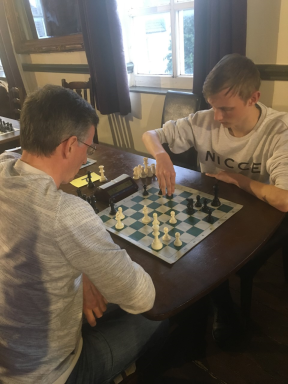Thomas Carter and Grant Daly both won with the white pieces in their encounter.