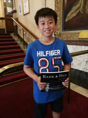 Toby won the book prize for being able to calculate grandmaster moves before the grandmasters.
