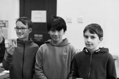 Aron came equal third in the Minor section with Sasha Kamotskiy and Matthew Timbrell.